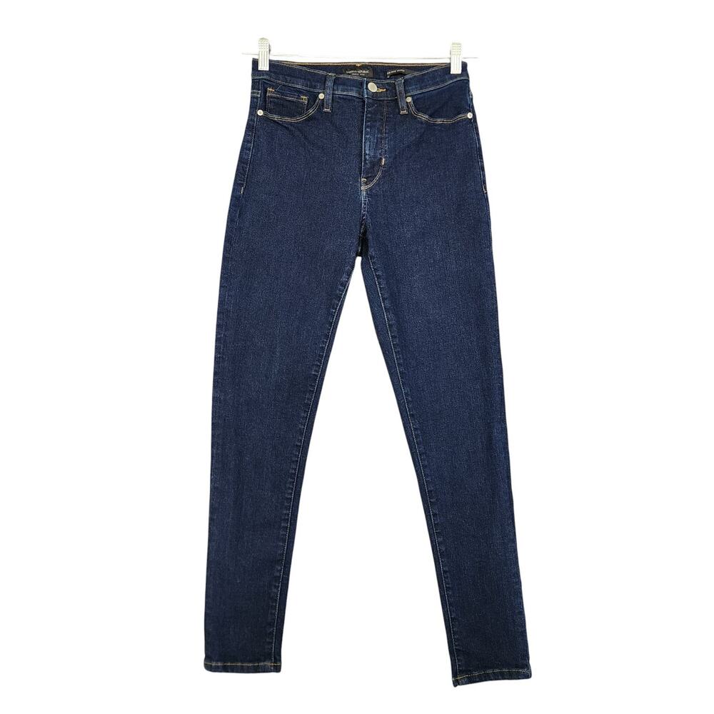 Banana‎ Republic Womens High Rise Skinny Size 27 Soft Rinse Wash Premium Denim
